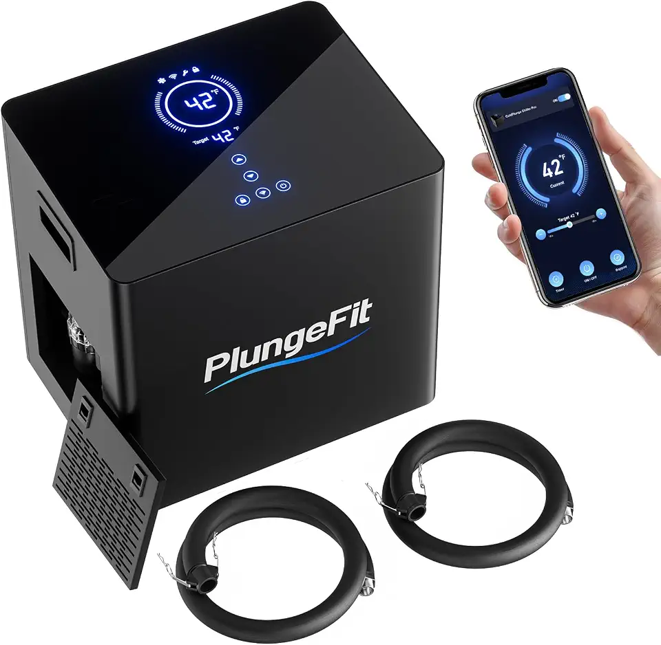 Cold Plunge Chiller, 1/3 HP WiFi Ice Bath Water Chiller for Any Tubs | Cools - B0HC3HCDYQ