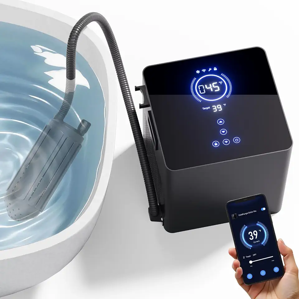 Cold Plunge Chiller Pro, 1/2 HP Drop-in Ice Bath Water Chiller for Any Tub | - B0GVDW9KDT