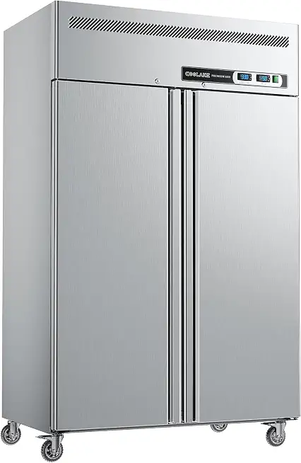 Coolake 48" W 2 Door Commercial Refrigerator and Freezer Combo, 36 Cu.ft 2 Section Stainless - B0HHRTV54J
