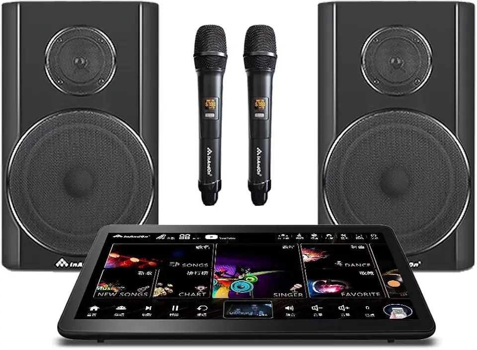 DAMINKB8 4TB 15.6" MIC 音王 Karaoke Player Intelligent Voice Keying Machine - B0CFQKQ5VZ