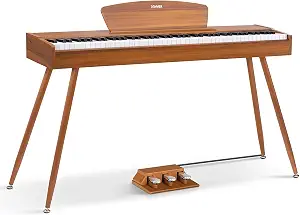 Donner DDP-80 Digital Piano 88 Key Weighted Keyboard, Full-size Electric Piano for Beginners, with Sheet - B094N1H2DL