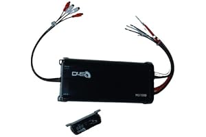Down4Sound M3-1500 Marine 1500W RMS Monoblock Amplifier Black Gloss Water Resistant - B0GZFX273V