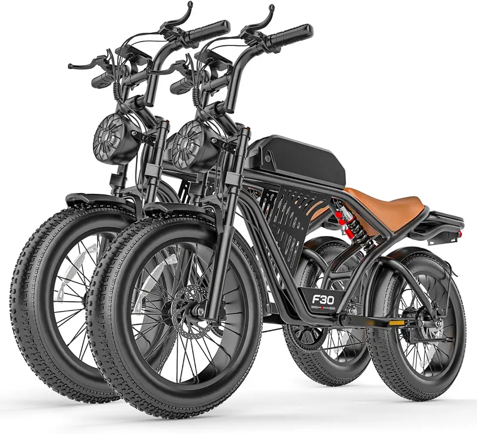Electric Bike for Adults, 2500W Peak Motor Retro E Bike, 100 Miles Range - B0HJ5CF3HZ