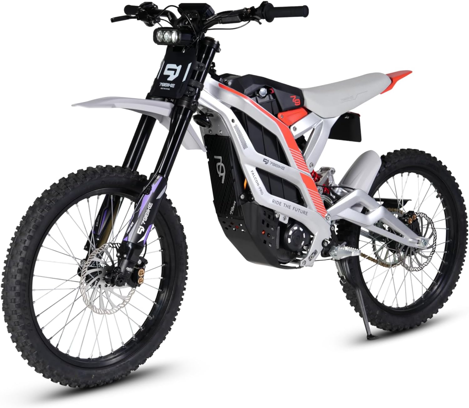 Electric Dirt Bike for Adult, Falcon Pro Platinum, 72V/35AH/10000W(Peak) Motor - B0GGYLQYM2