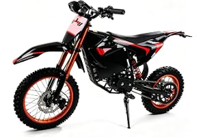 Electric Dirt Bike for Adults, 60V 28.8Ah, 4500W Peak Motor Full Suspension | 50 MPH - B0HBCGFC73