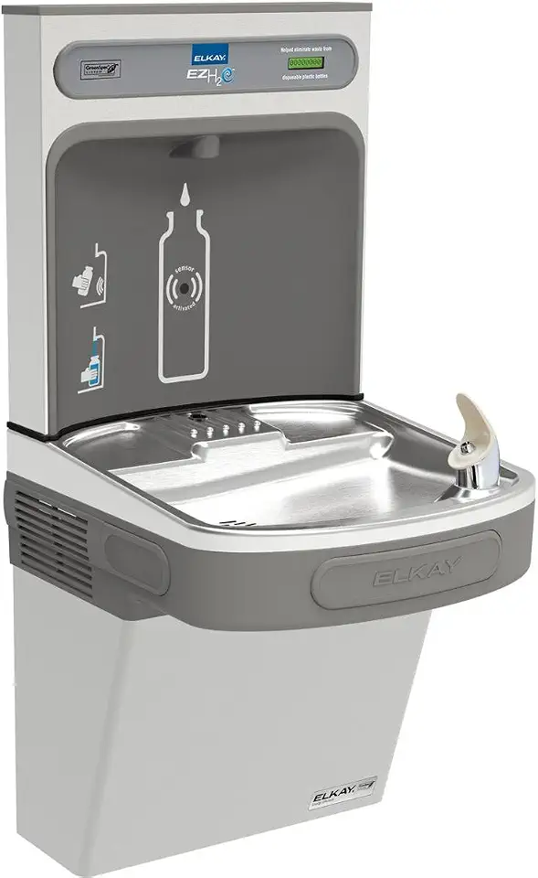 Elkay EZSG8WSSK EZH2O Bottle Filling Station and High Efficiency Water Cooler - B00O97XR28