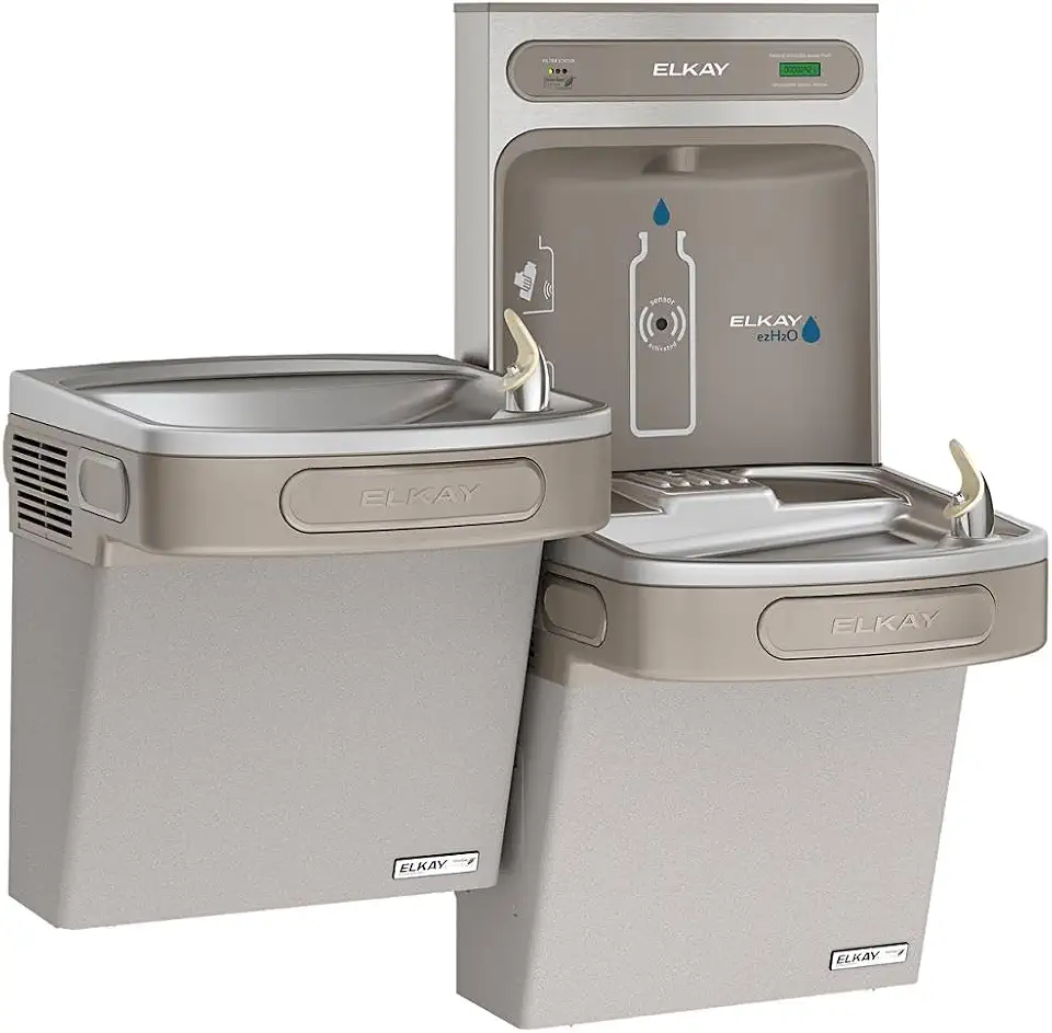 Elkay LZSTLG8WSLK EZH2O Bottle Filling Station & Versatile Bi-Level ADA Cooler, High Efficiency Filtered 8 - B00O97Y3VM