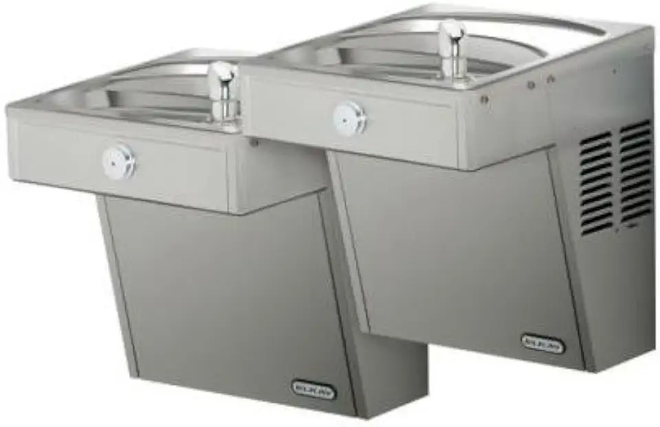 Elkay VRCTLR8SC Wall Mount Bi-Level ADA Vandal Resistant Cooler, Non-Filtered, 8 GPH - B003XWBOE8