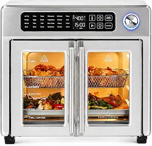 Emeril Lagasse 26QT French Door Multi-Function Air Fryer Toaster Oven - B09B7SB46R