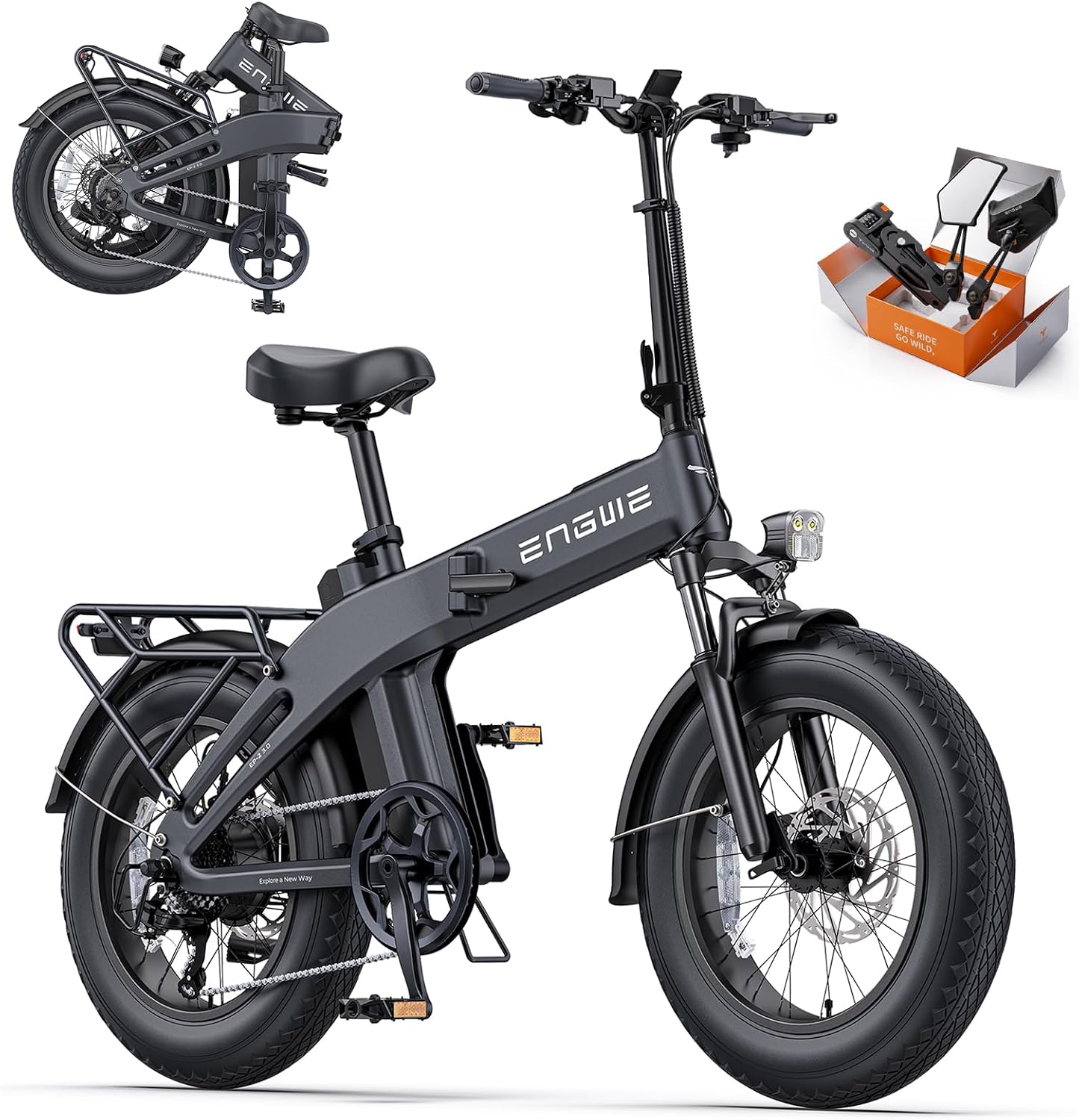 ENGWE EP-2 3.0 Folding Electric Bike for Adults | App - B0GVHGKQV3