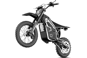 ESKUTE NOVA X Electric Dirt Motorcycle, 35-46 MPH 4000W Motor, 40° Climbing with 2849 Certified - B0H1217GRP