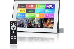 FancyAug Portable TV,Small TV with Touchscreen LCD Monitor,Built in Apps,Support SD,WiFi,Bluetooth,USB, HDMI Input,Mini Smart TV - B0GZP14LBM