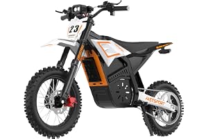 FASTSPORT Electric Dirt Bike for Teens & Adults (13+), Up to 43Mph | Built In - B0H467BWMS