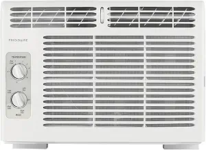Frigidaire 5,000 BTU Window-Mounted Air Conditioner, Cools Up to 150 Sq. Ft., Quiet Operation, Effortless - B07RGM11L5
