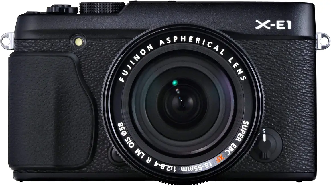 Fujifilm X-E1 16.3 MP Compact System Digital Camera with 2.8-Inch LCD and 18-55mm Lens (Black) - B0092MD5ZE