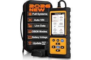 Full Systems OBD2 Scanner Car Diagnostic Tool with ABS SRS Transmission Etc | Read & - B0H146YGBZ