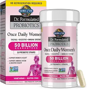 Garden of Life Dr. Formulated Once Daily Women's Probiotics, 50B CFU, 30ct - B00Y8MP4G6