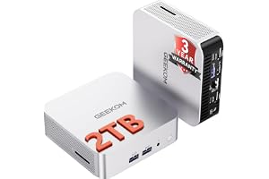 GEEKOM A7 Mini PC, Ryzen 9 7940HS, 32GB RAM, 2TB SSD, Radeon 780M | 5600MHz - B0H6ZG8KF3