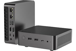 Glorlin Mini PC Ryzen 7 8745HS, Mini Desktop Computer 16GB DDR5 RAM 1TB SSD, Radeon - B0GX1HSWHQ