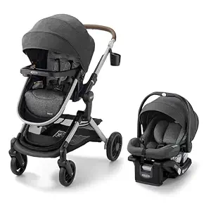 Graco Modes Nest Travel System, 3-in-1 Modular Carseat Stroller Combo, Includes the SnugRide DLX Infant - B07Y5X7N27