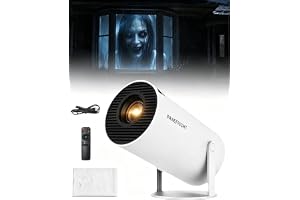 Halloween Window Projector, Halloween Projector 720P | with Projection Screen, 180° Rotating Lens, Screen Mirroring, - B0HDQQTQP1