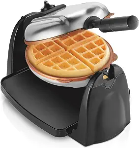 Hamilton Beach 26031 Belgian Waffle Maker with Removable Non-Stick Plates, Ceramic Grids, Black - B07H81RRHJ