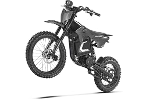 HAPPYRUN F18 2.0 Electric Dirt Bike Mid-Drive Motor 6000W Peak | 46 MPH Top Speed - B0H4QMDVJ6