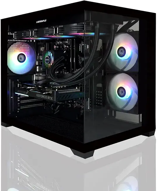 Hellfire Gaming PC AMD Ryzen 7 7800X3D; GeForce RTX 5060 TI 16GB VRAM; 32GB DDR - B0G1NGDYXC