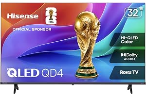 Hisense 32-Inch Class QD4SR Series Hi-QLED HD Smart Roku TV (32QD4HSR, 2026 Model) – Hi-QLED - B0GWDKPQB5