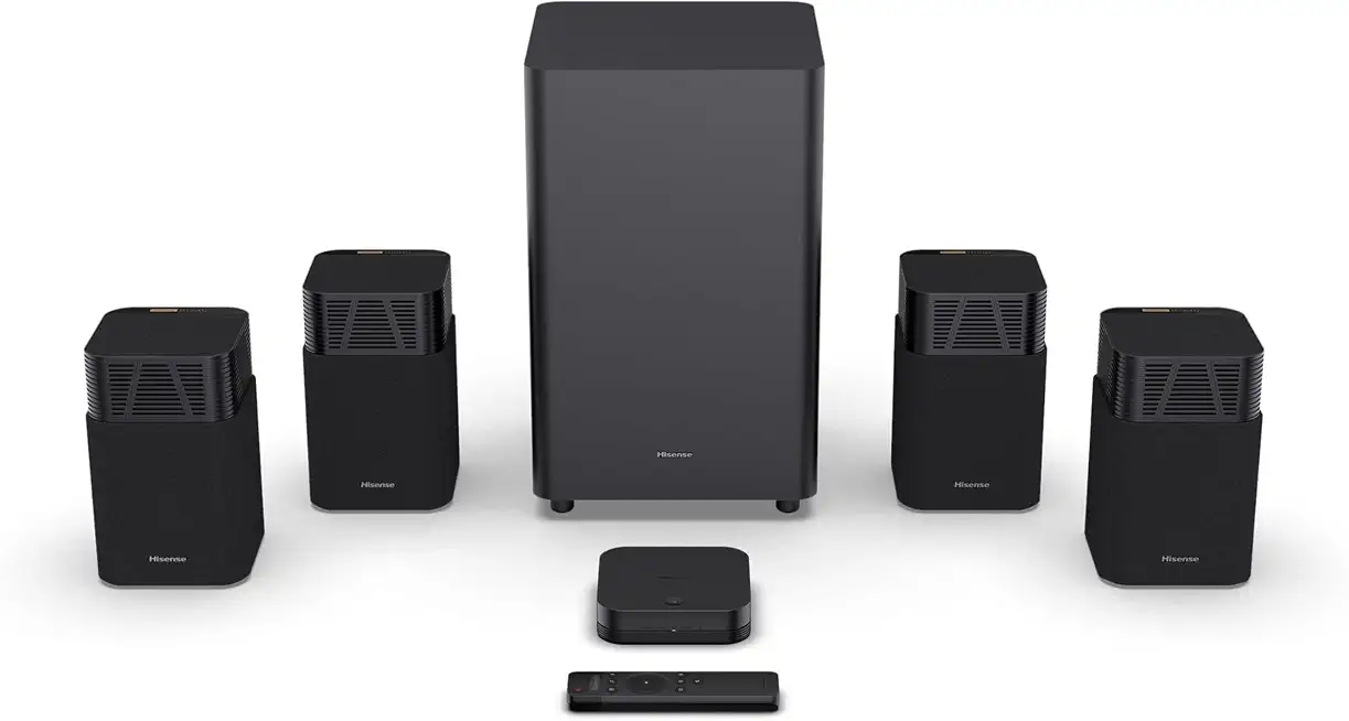 Hisense HT Saturn 4.1.2ch Soundbar with Wireless Subwoofer, Dolby Atmos, DTS:X, Bluetooth 5.3, EzPlay, 4K - B0FBS6BNDW