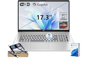 HP 17.3" FHD Copilot AI Laptop PC, AMD Ryzen 7 7730U, 32GB RAM 1TB SSD - B0HB914ZX6