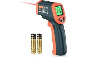 Infrared Thermometer Laser Temperature Gun, Adjustable Emissivity | Digital infrared temp gun for Engine, BBQ, - B0H6Q6VC1R