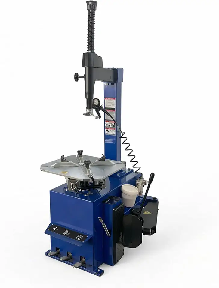 Jack Boss Tire Changer Machine, 3-Pedal Tire Machine, Heavy-Duty Wheel Tire Mounting & Dismounting Machine, - B0H1H99B8D