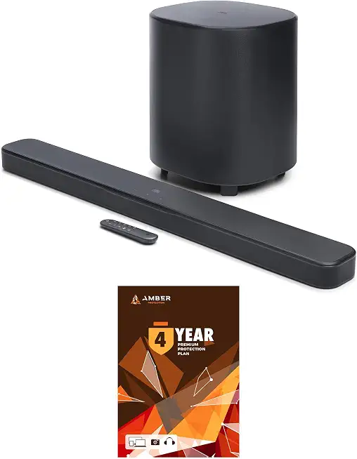 JBL BAR-500-MK2 Dolby Atmos Soundbar with a 10" Wireless Subwoofer and 4 Year Amber Protection - B0FMTLKW51