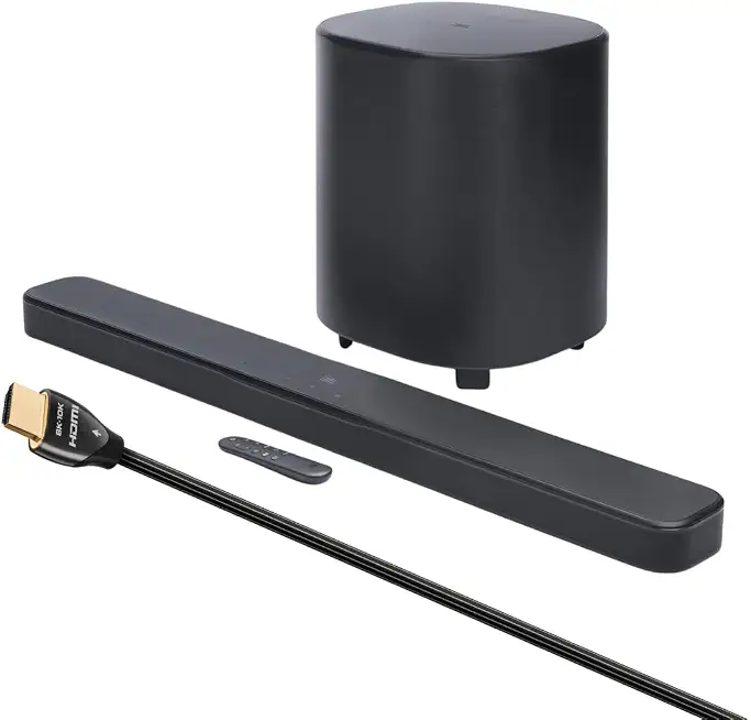 JBL Bar 500MK2-5.1 Channel soundbar System with Dolby Atmos®, MultiBeam™ 3.0 with Wireless subwoofer (6.5") - B0G2SWFF9G