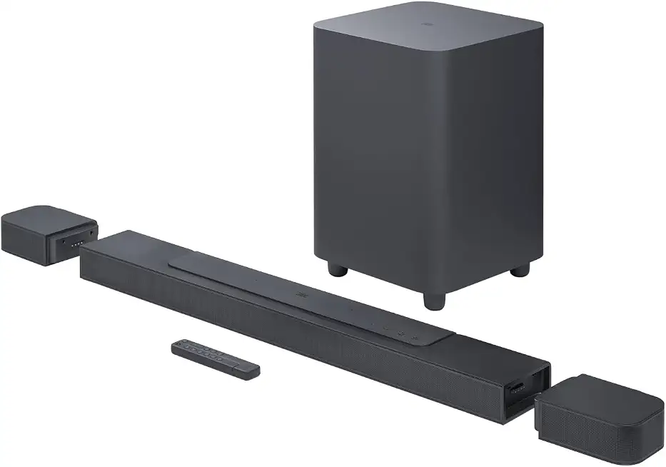 JBL Bar 700: 5.1-Channel soundbar with Detachable Surround Speakers and Dolby Atmos®, Black - B0BVGPPHCR