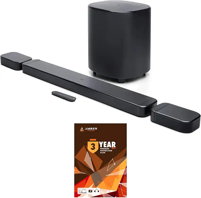 JBL BAR-700-MK2 Surround Sound 4K Dolby Atmos Passthrough Soundbar with 3 Year Amber Protection Plan - B0FMVGB59B