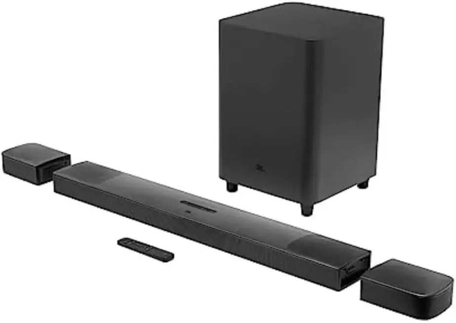 JBL Bar 9.1 - Channel Soundbar System with Surround Speakers and Dolby Atmos, Black - B084KGSV4Q