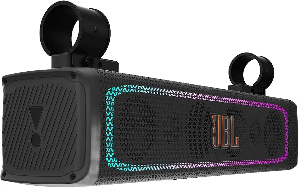 JBL RallyBar - 21" Bluetooth Universal Outdoor Vehicle Soundbar with Built-in 150w RMS Amplifier, LED - B0CBN9NHWM