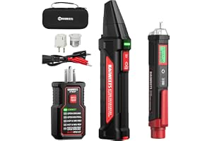 KAIWEETS Circuit Breaker Finder Kit with Voltage Tester for Circuit Tracer | Electrical Test 3-Piece - B0H97H671X