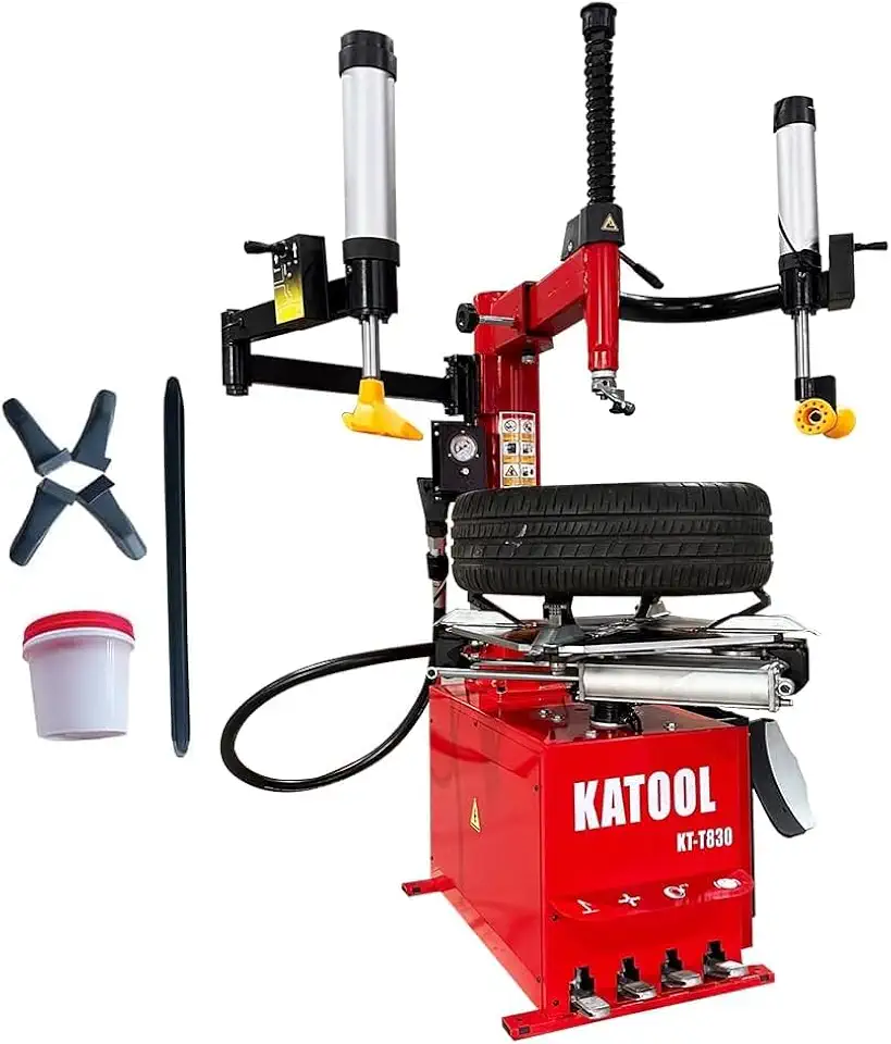 KATOOL 2.0HP Double Assist Arm Tire Changer with Bead Blaster Tire Changer Machine Tire Machine, - B0GWZHZ79H