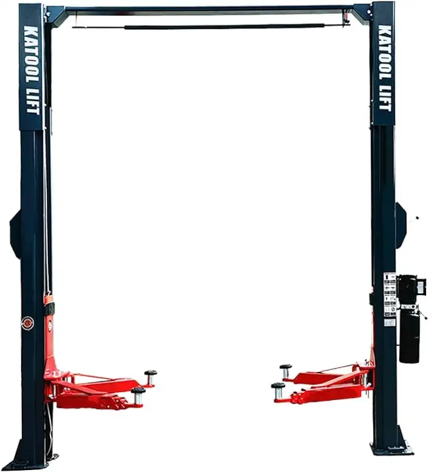 KT-M140XD 2 Post Car Lift, 14,000 lb Capacity Auto Lift with Single Point Lock Release - B0GN515LB7