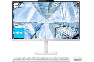 Lenovo 24" FHD All-in-One Desktop Computer for Home & Office, Intel Processor, 16GB RAM, 256GB - B0GY23R666