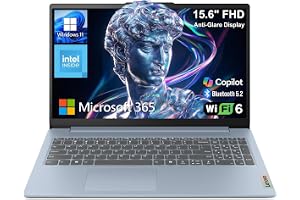 Lenovo Essential 15.6" FHD Laptop, Intel Processor, 8GB DDR5, 128GB Storage | Long Battery Life, - B0HDC9Q8Q6