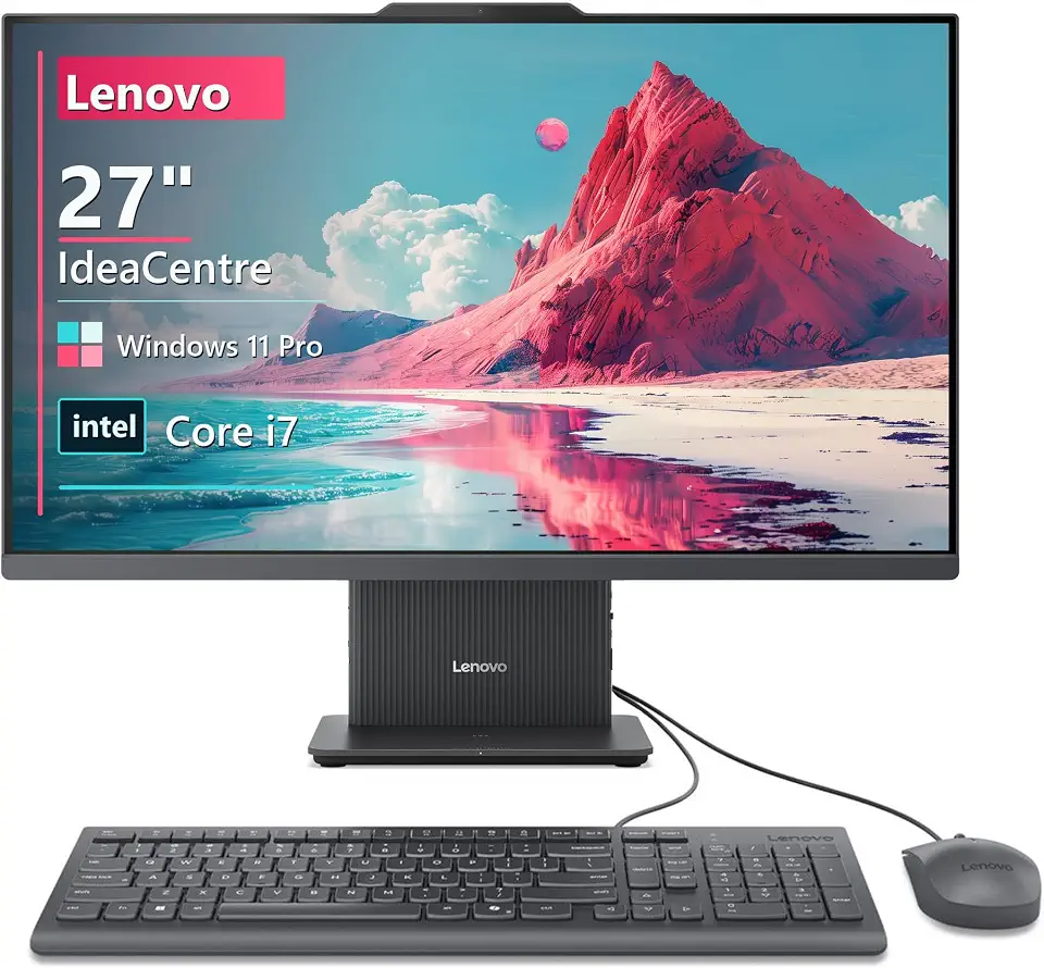 Lenovo IdeaCentre AIO 27IRH Intel Core i7 27" FHD 512GB SSD Desktop PC - B0HJ2KZ84R