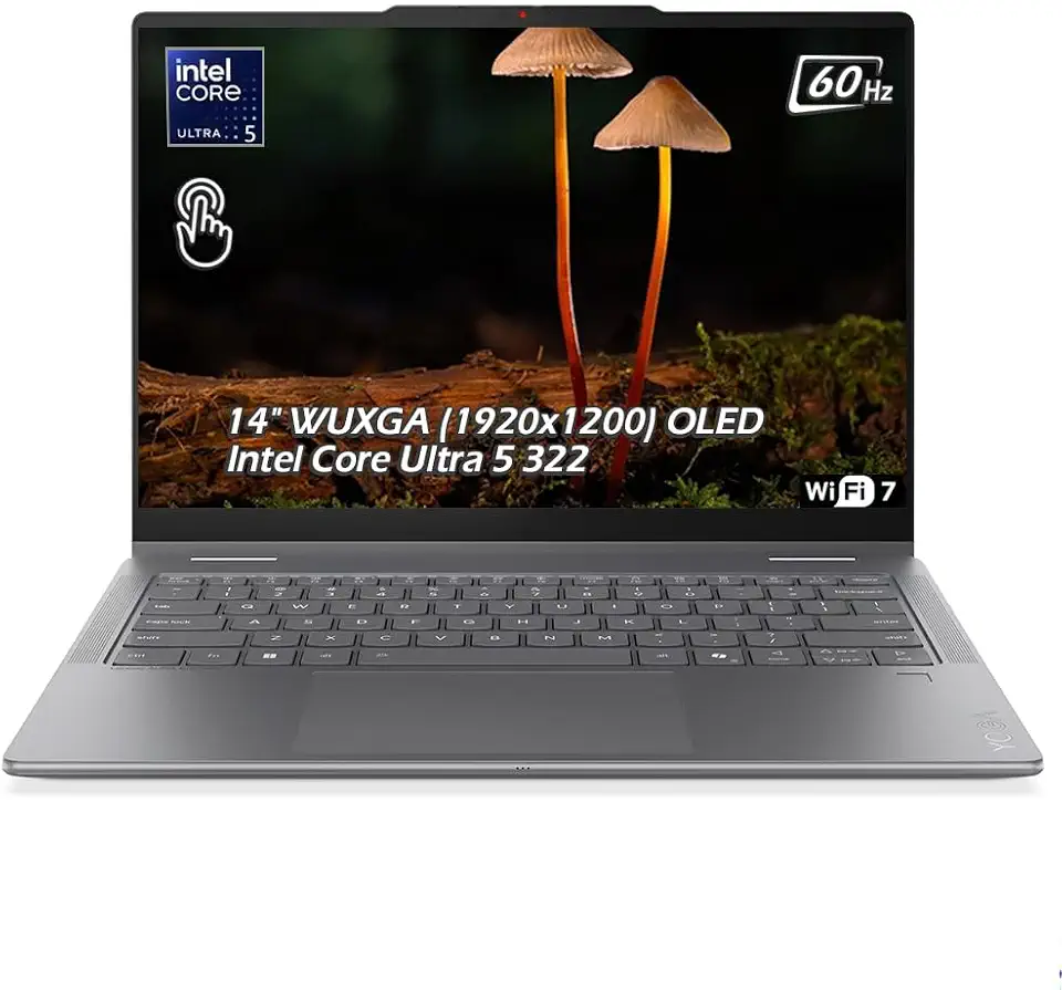 Lenovo Yoga 7i 2-in-1 Laptop, Intel Core Ultra 5 226V, 14" WUXGA (1920x1200) OLED 600nits - B0HH4RY8TB