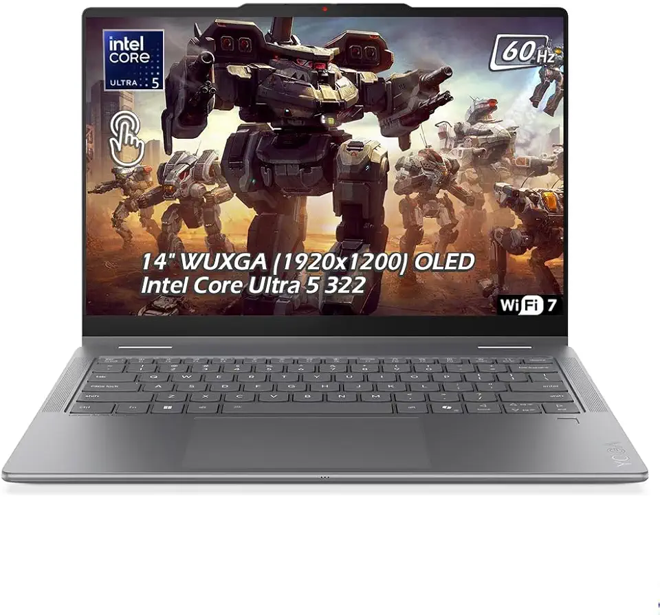 Lenovo Yoga 7i 2-in-1 w/Ultra 5 322, 14" WUXGA OLED 100% DCI-P3 HDR 60Hz Touch - B0HHB4GQSZ