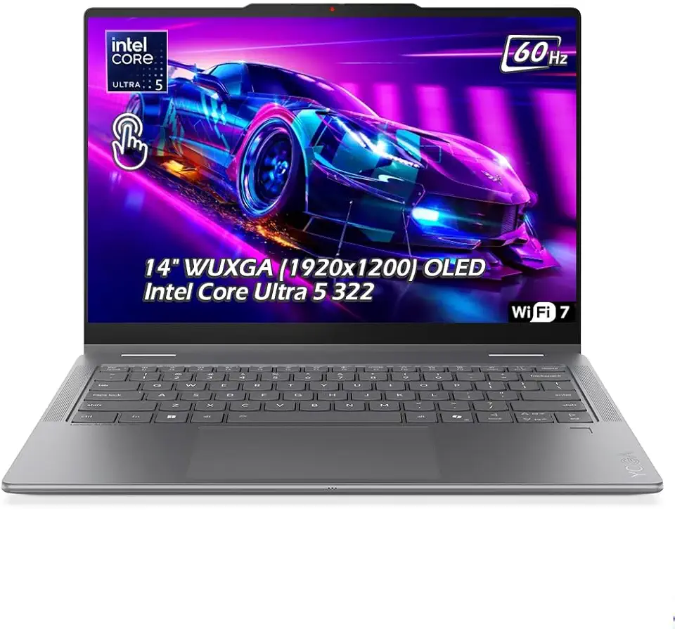 Lenovo Yoga 7i 2-in-1 w/Ultra 5 322, 16G LPDDR5x, 2TB SSD, 14" WUXGA OLED 100% - B0HHB5PJKY