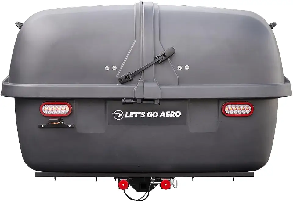 Let's Go Aero GearSpace Slideout Hitch Cargo Carrier -Dark Gray - B01C4HMU22