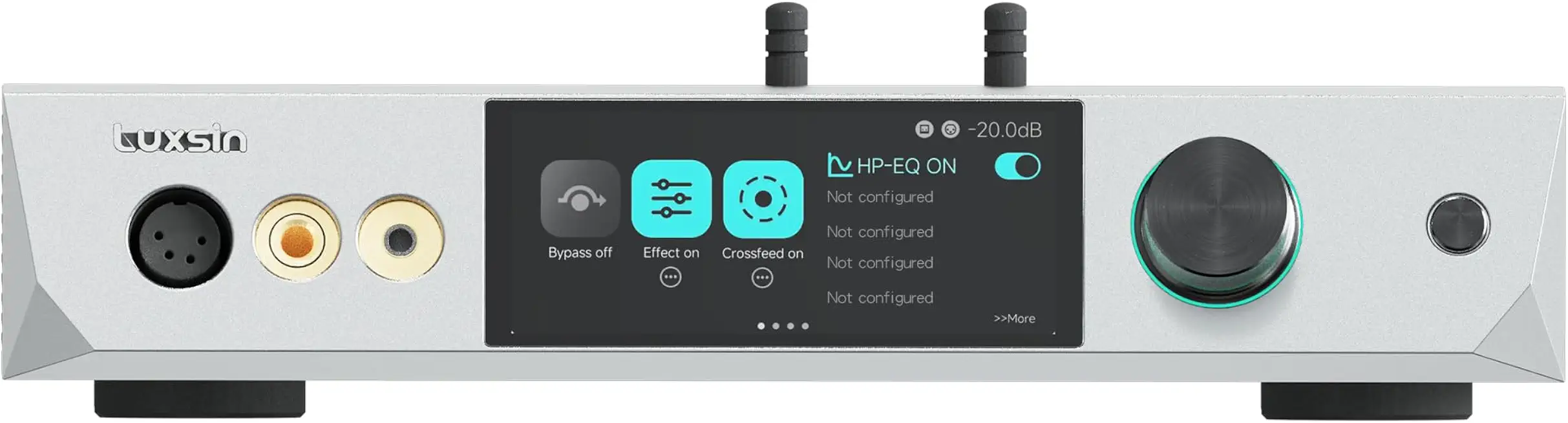 Luxsin X9 Desktop DAC & Headphone Amplifier, AK4191+AK4499EX, HP-EQ, Crossfeed, DSD512 PCM 768kHz/32Bit, APP/Web UI - B0G43B5NGQ